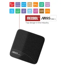 MECOOL M8S PRO L Android 7.1 tv box Amlogic S912 3GB DDR3 16/32GB Rom 2.4G/5G WiFi Bluetooth H.265 4K Smart IPTV Android TV Box mecool km8 p amlogic s912 2g 16gb tv box tronsmart tsm01