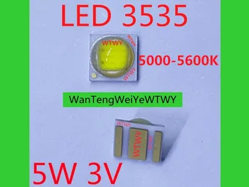 

50pcs SEOUL LED 3535 Cool White LED High Power 5W 3V LED Lighting 5000-5600K