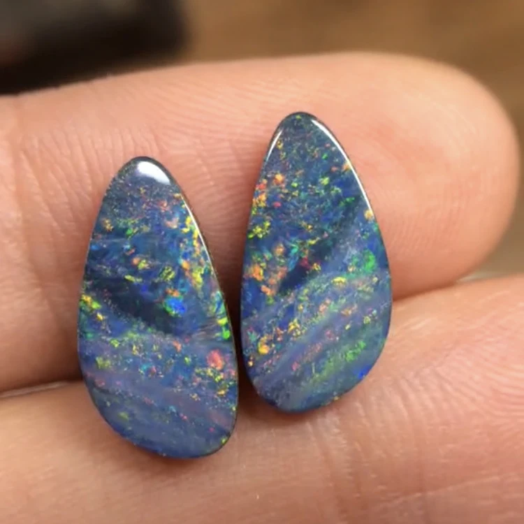 

429 CQT Certificated 4.830ct Natural Colorful Opal Gemstones Australia Origin Loose Stones Loose Gems