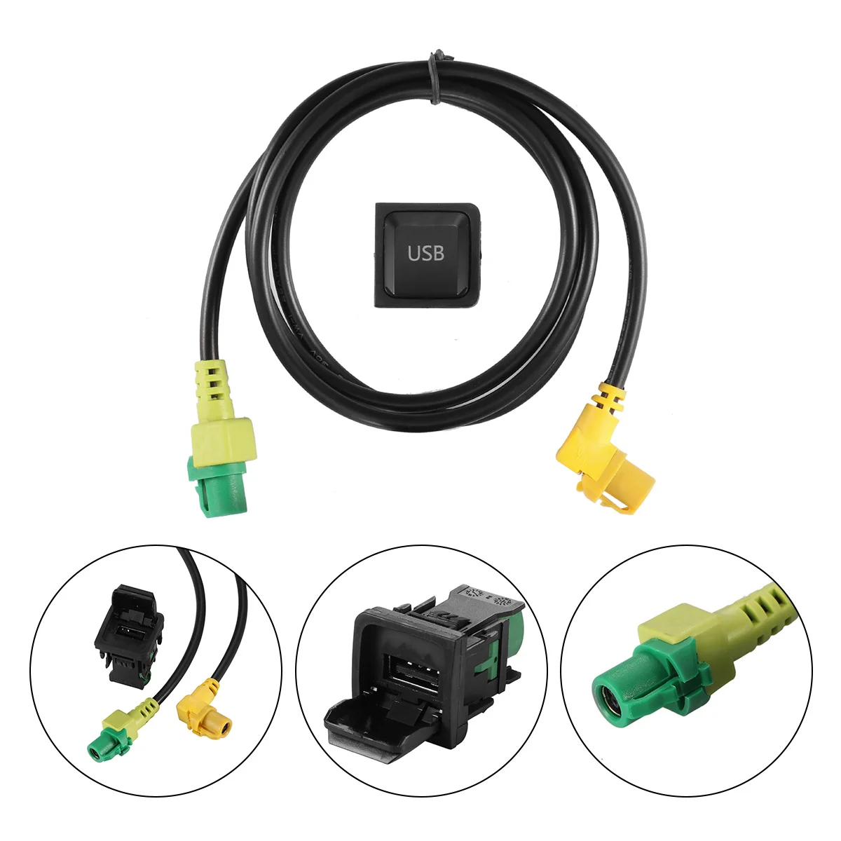 Автомобильный USB AUX вход адаптер переключатель и кабель провод для RRCD510/310 +/300 + Magotan