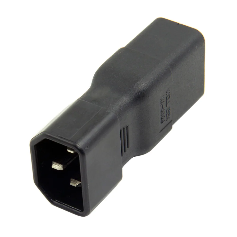 

Chenyang IEC320 Male C14 to Female C19 Power Mains Extension Adapter for PDU UPS 10A to 16A