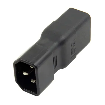 

Jimier IEC320 Male C14 to Female C19 Power Mains Extension Adapter for PDU UPS 10A to 16A
