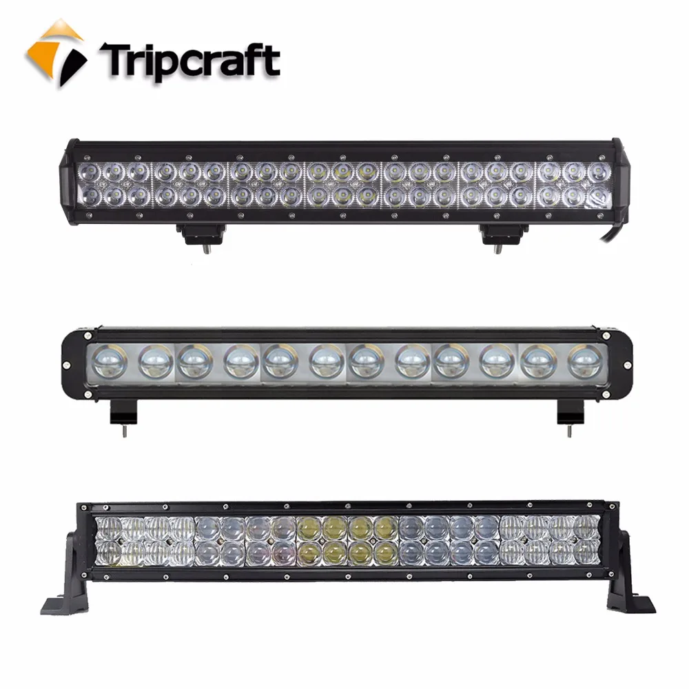 

120W 126W LED LIGHT BAR 21.5" 20.3" spot flood combo beam worklights for offroad truck ATV 4x4 suv ramp curved straight car lamp