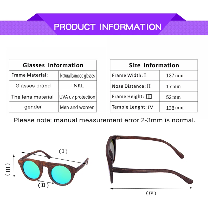 Винтажные поляризационные женские солнцезащитные очки, мужские окрашенные солнцезащитные очки с бамбуковой оправой, деревянный чехол, пляжные очки с защитой от ультрафиолета для вождения