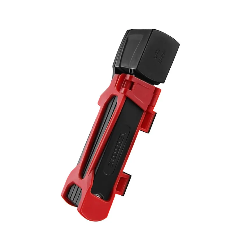 

Etook Lock Bike Special synthetic steel Foldable Lock 2 Keys 4.11mm 750mm Black New rofessional Anti-theft Safety Bicycle Lock