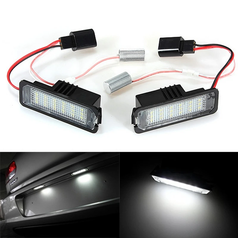 2x белый светодиодный светильник без ошибок для VW GOLF MK 4 5 6 Passat B6 EOS VW01 3D0943021A 99763162000