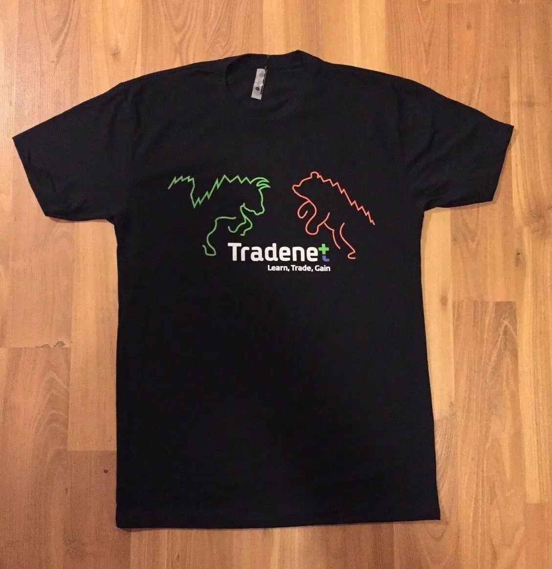 

Bulls/Bears Tradenet T-Shirt2019 fashionable Brand 998%cotton Printed Round Neck T-shirts cheap wholesale