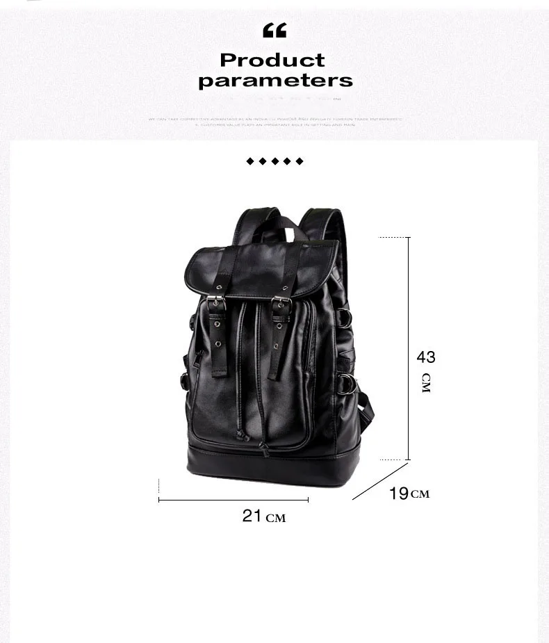 Рюкзак мужской рюкзак для ноутбука рюкзак из искусственной кожи рюкзаки для подростков школьная сумка Роскошные Дизайнерские повседневные дорожные сумки