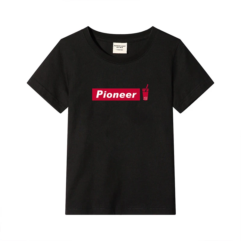 Pioneer kids/новая футболка с Короткими Рукавами Летняя принтом для мальчиков детская