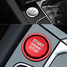 Автомобильный двигатель кнопка запуска стоп кольцо зажигания накладка украшение для VW Golf 7 MK7 GTI R Jetta Arteon Passat B8 обновление стиль