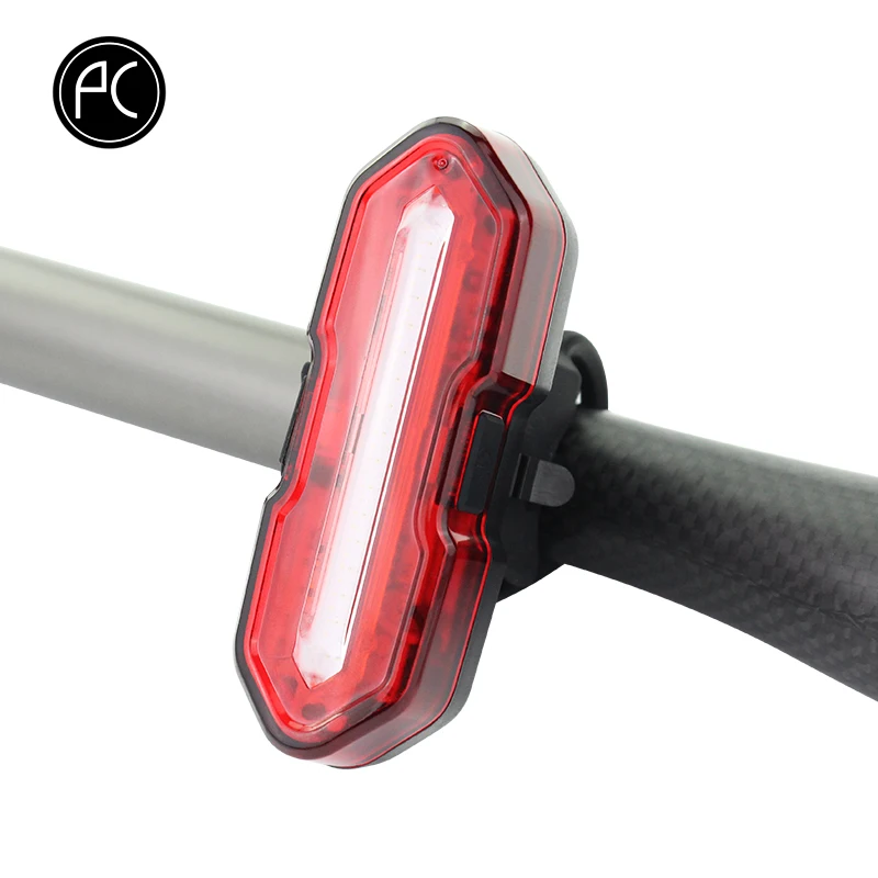 

PCycling Bicycle Light Bike Taillight Rear Light COB Led Front Light IPX4 Waterproof USB Charge 5 Modes Bicycle Accessories