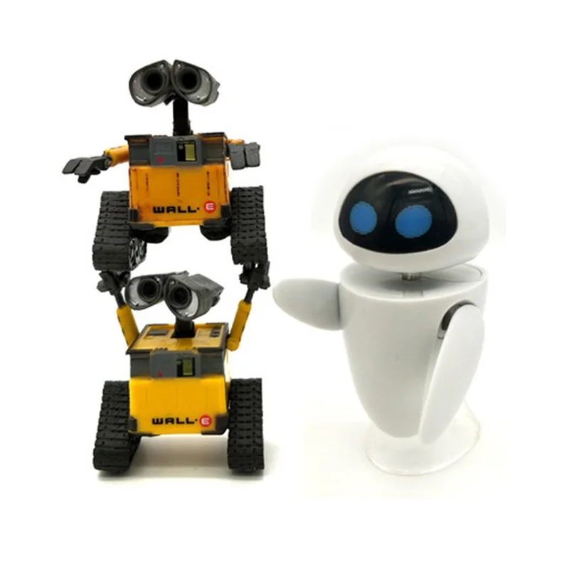 

Wall-E Robot Wall E EVE PVC Action Figure Collection Model Toys Dolls 6cm