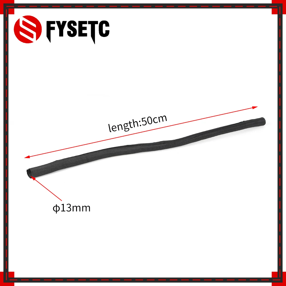 3 шт. 3d принтер части L 50 см OD 13 мм текстильный рукав кабель провода обертывание Соединительный кабель для Prusa i3 MK2S/MK2.5/MK3 экструдер