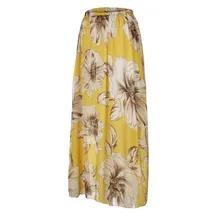 Женская весенне-летняя модная юбка с принтом Повседневная пышная Свободная юбка в богемном стиле свободные милые юбки с цветочным принтом Jupe Femme#30