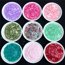 Lantejoulas planas e soltas de 3mm, paetês, costura, artesanato, decoração, acessórios de pano, confete de casamento com 4000 peças