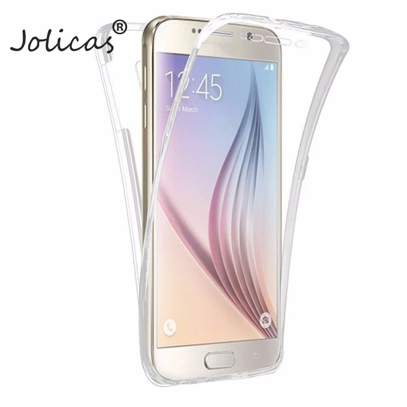 360 Полный корпус ТПУ чехол для samsung Galaxy S8 плюс S3 S4 S5 S6 S7 край A3 A5 2017 A7 J1 2016 J3 J5 J7 Grand Prime