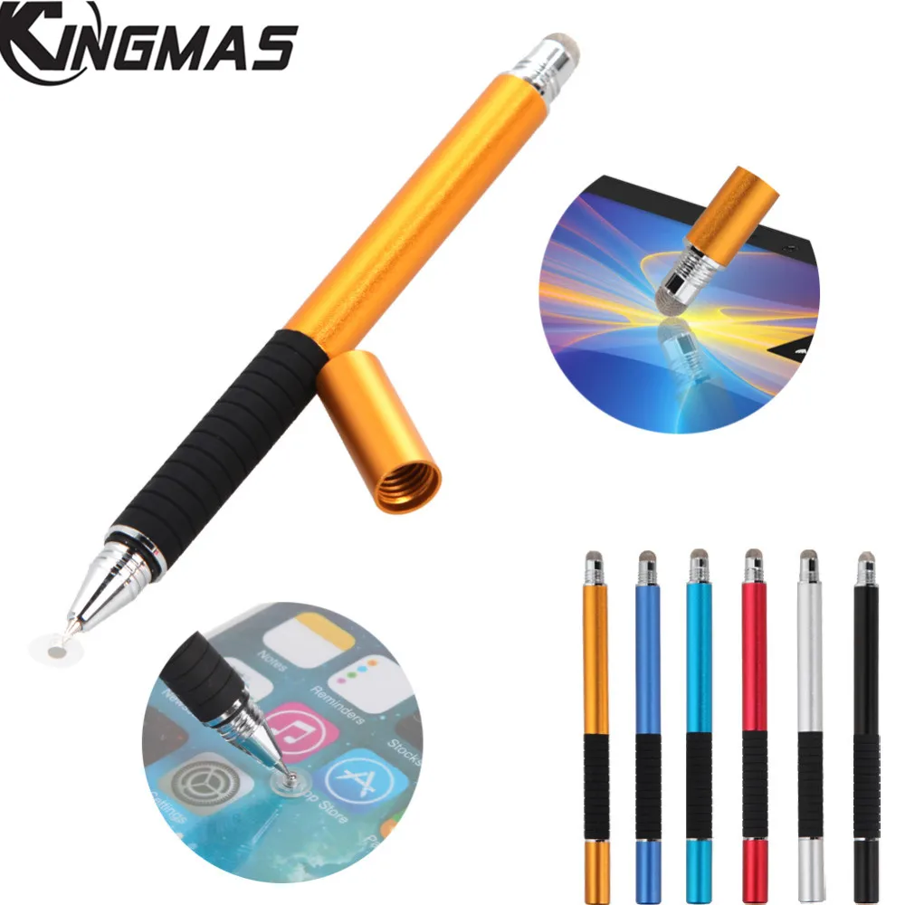 KINGMAS 2 in 1 Multifunction Fine Point Round Thin Tip Touch Screen Pen