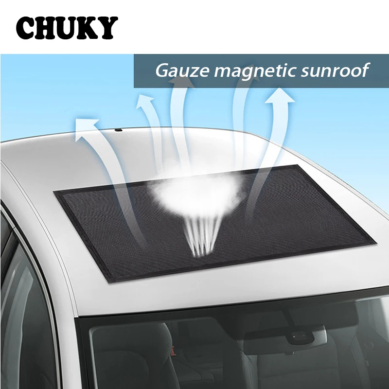 

CHUKY Car Sunroof Window Cover Sun Visor Mesh Mosquito Dust Protection For BMW E46 E39 E90 E60 Toyota Coralla Nissan Qashqai J11