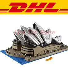 2016 New LEPIN 17003 2989Pcs Creator Sydney Opera House Model Building Kits Minifigures Blocks Bricks Compatible Toys Gift 10222