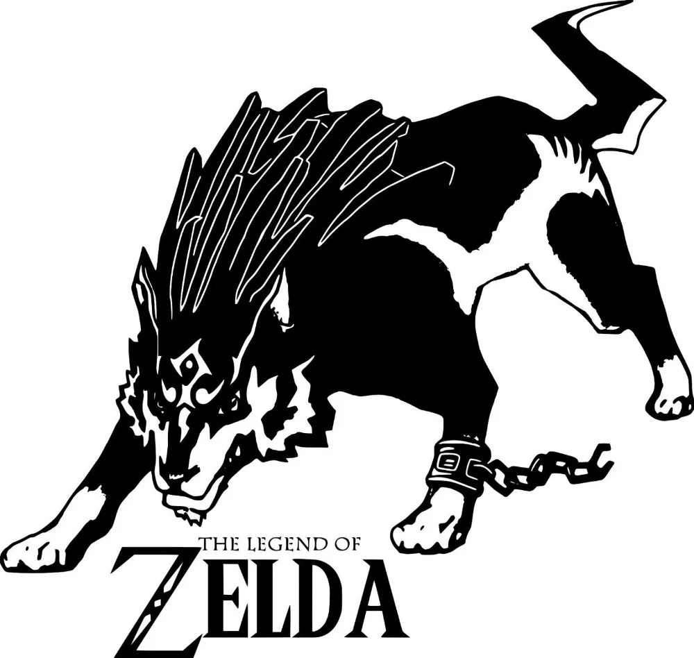 Buy Legend Of Zelda Wolf Link Vinyl Wall Sticker/Wall