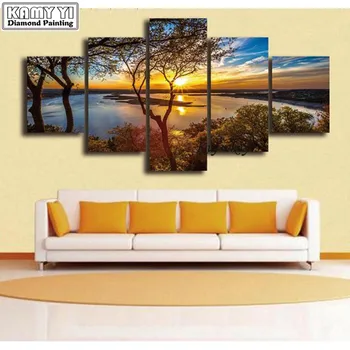 

Diamond Painting 5 Luiks Boom & Sunset lwr
