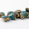 Triangle Shape DIY Ceramic beads string sell by bags China Ceramics beads 10pieces/lot #A514C ► Photo 2/5