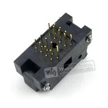 SOP16 SO16 SOIC16 IC51-0162-271-3 Yamaichi IC Тесты burn-в гнездо адаптера Программирование 4,5 мм Ширина 1,27 мм шаг