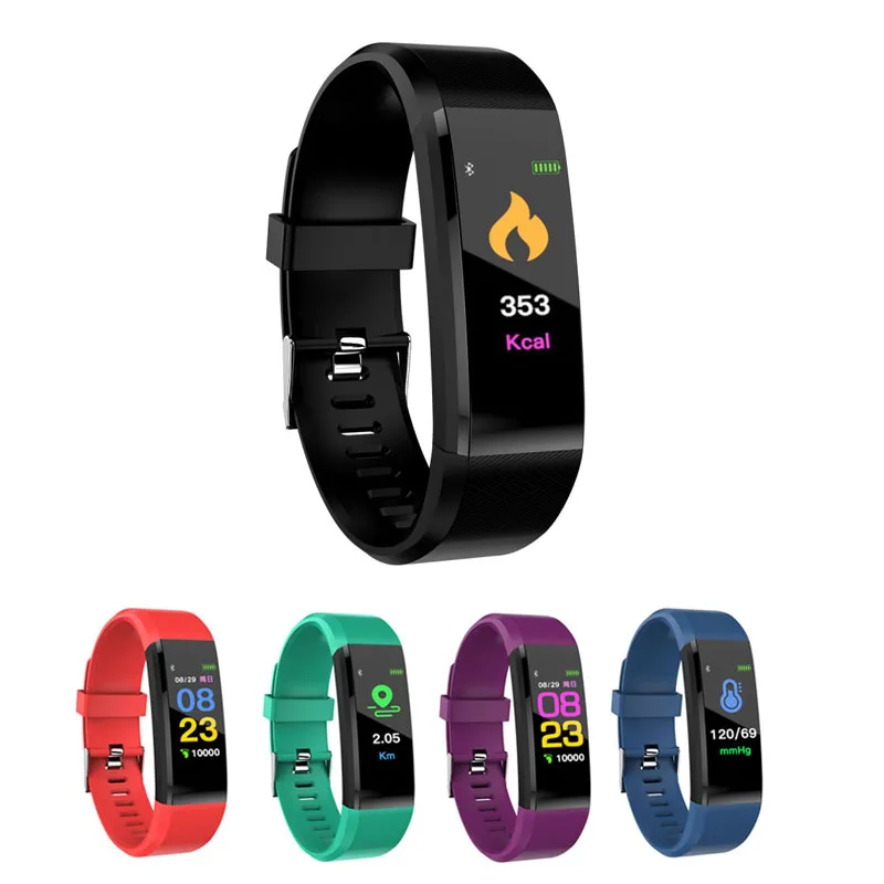 

Waterproof and Dustproof Smart Bracelet Sport Bluetooth Wristband Heart Rate Monitor Watch Activity Fitness Tracker Smart Band