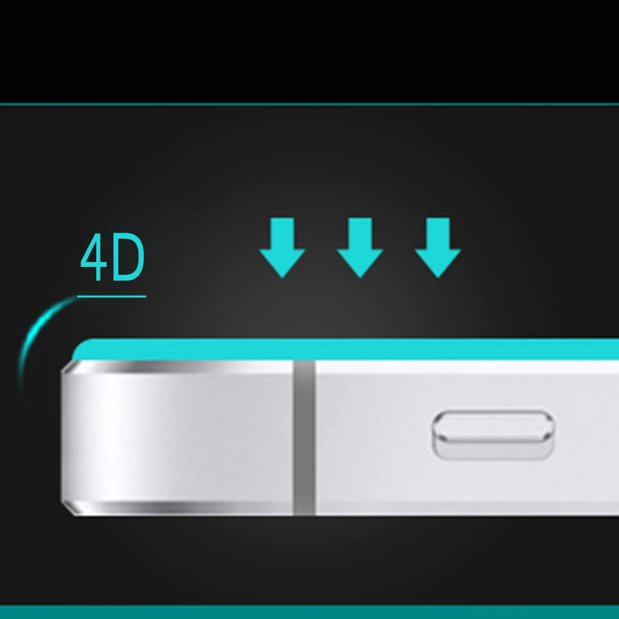 Закаленное стекло XINKSD 4D для iPhone 5 5S 5C SE 9 H жесткая Противоударная Защитная пленка