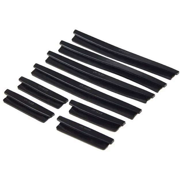 8pcs/set Car Door Side Edge Protector Strip Auto SUV Scrape Guard Bumper Handle Protective Cover Sticker Universal Auto Decal 1PC Black