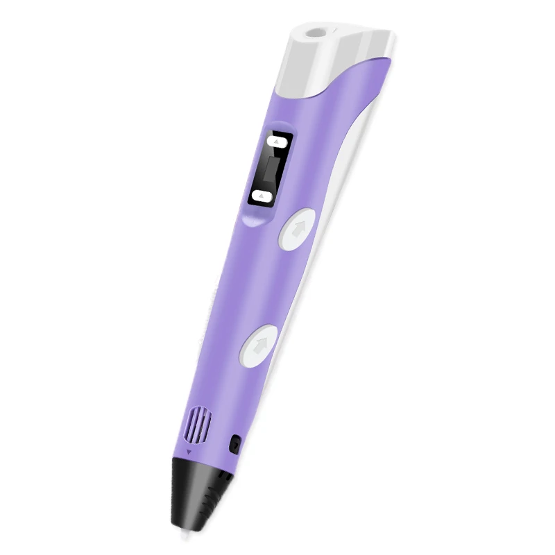 Дешево 3D Ручка, три D принтера, ручка для рисования с пластиком 100 м, PLA ABS нити, USB адаптер, подарок на день рождения, Оригинальные подарки