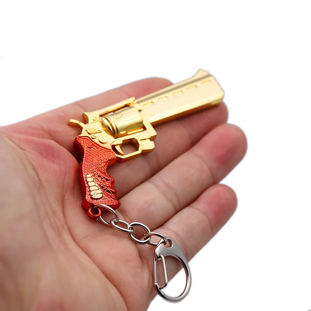 Брелок J Store PUBG брелок для ключей с 3D пистолетом кожаным кольцом металлический