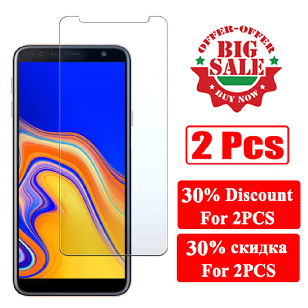 Закаленное стекло 9H для Samsung J4 J6 2018 J 4 6 Plus Защита экрана Galaxy 4j j защитная