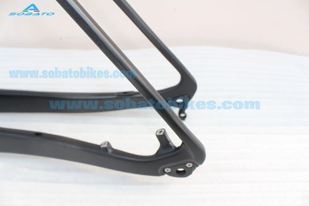 Flash Deal On stock Sobato Carbon Frame 29er MTB mountain frame Headset Seat Clamp BB92 15.5/17/18.5/20" UD Matt 3