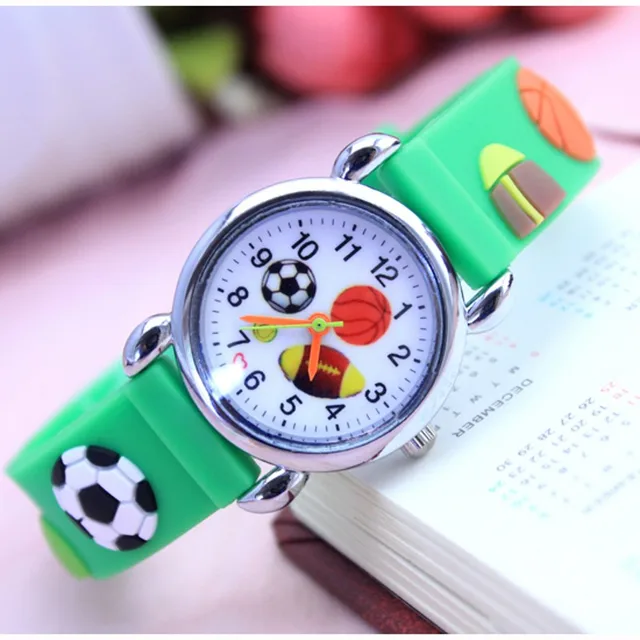 Dropshipping 3D cartoon football fashion Watches Children Kids watch Boys gift W Dropshipping 3D cartoon football fashion Watches Children Kids watch Boys gift W