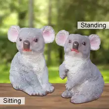 Смола Имитация животных Коала фигура украшения сад домашний декор украшения для двора 17x13,5x21 см реалистичный креативный подарок