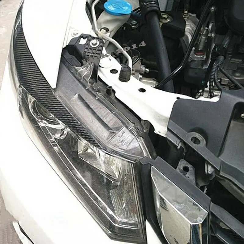 Светлые Коричневые декоративные фары из углеродного волокна для Honda Civic 9th 2012 2013