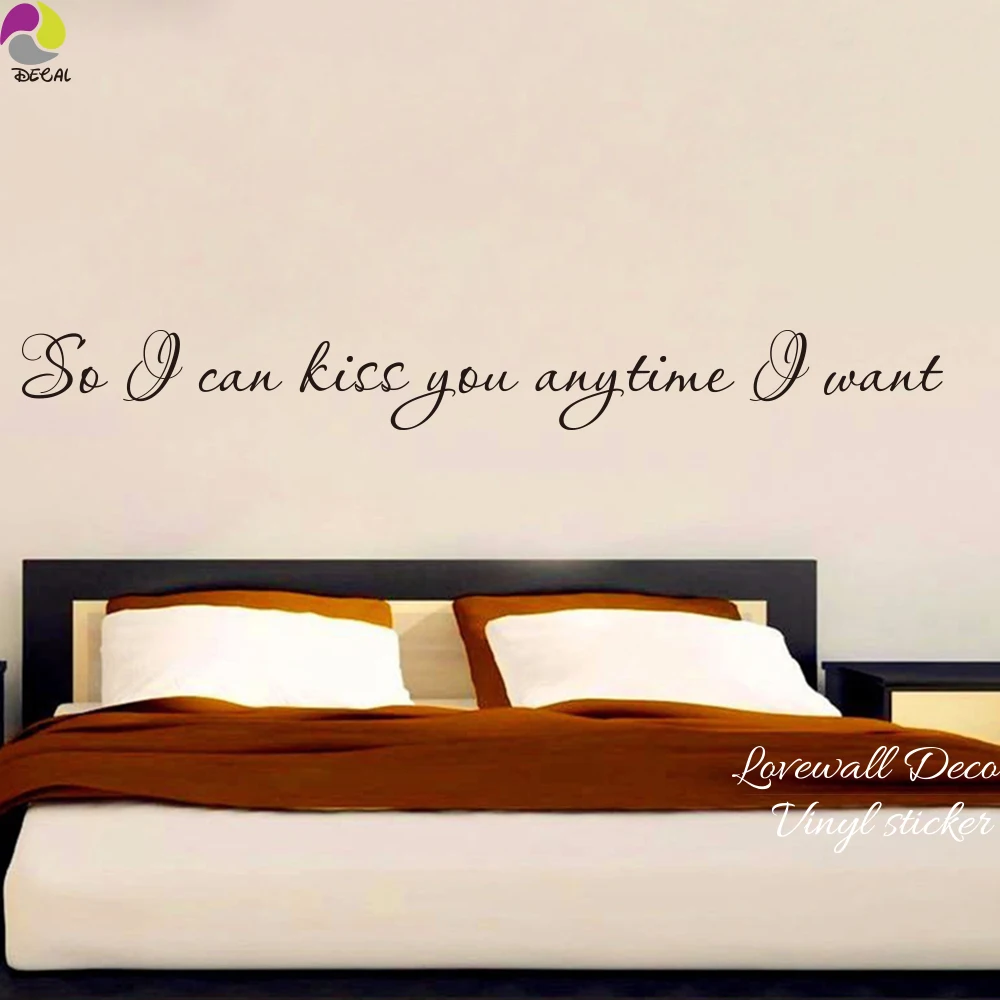 Personalised King And Queen Crowns Amore Infinity Vinyl Wall Sticker Decal Rooms