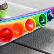 Качество еды Diy Инструменты для мороженого Желе Форма для мороженого силиконовая форма для льда для мороженого лоток для мороженого случайный цвет JK0045