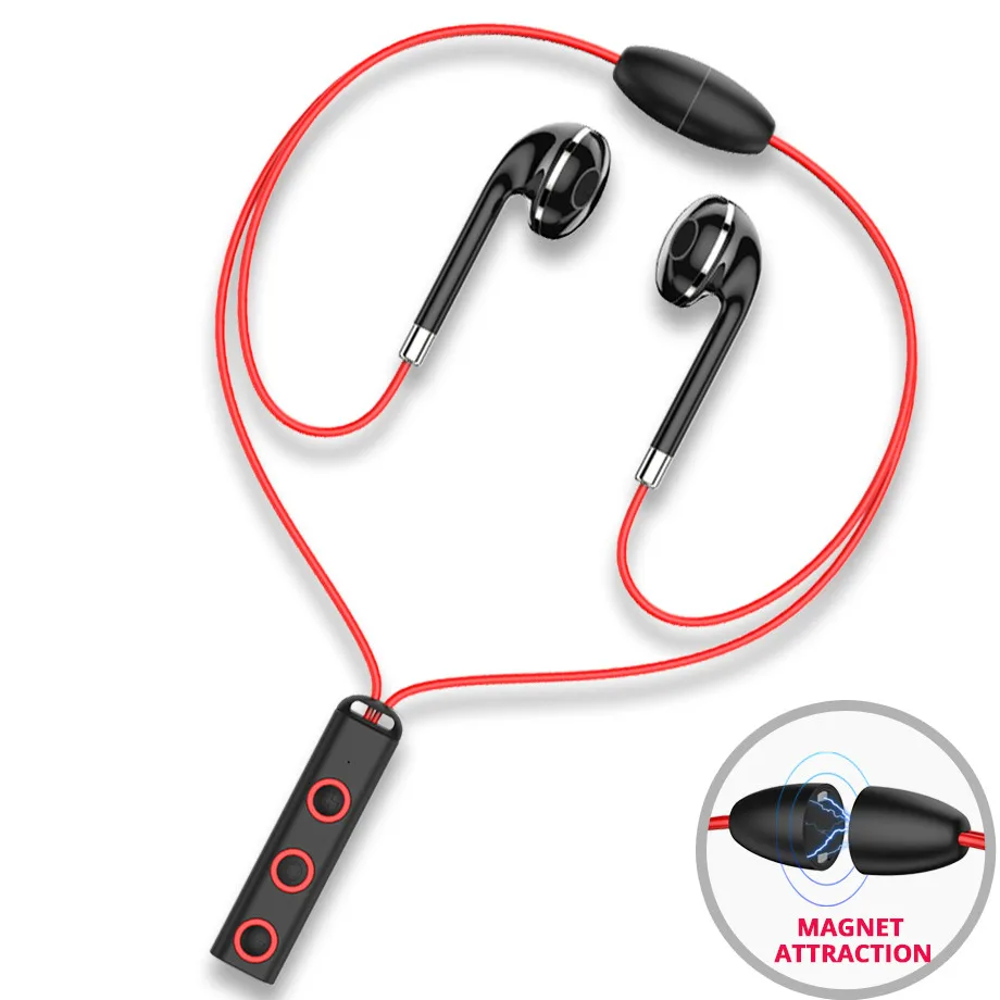 Octaim In-ear Bluetooth Running Earphone Wireless Magnetic Sport Headset with Microphone for IPhone Xiaomi Phones Mp3 | Электроника
