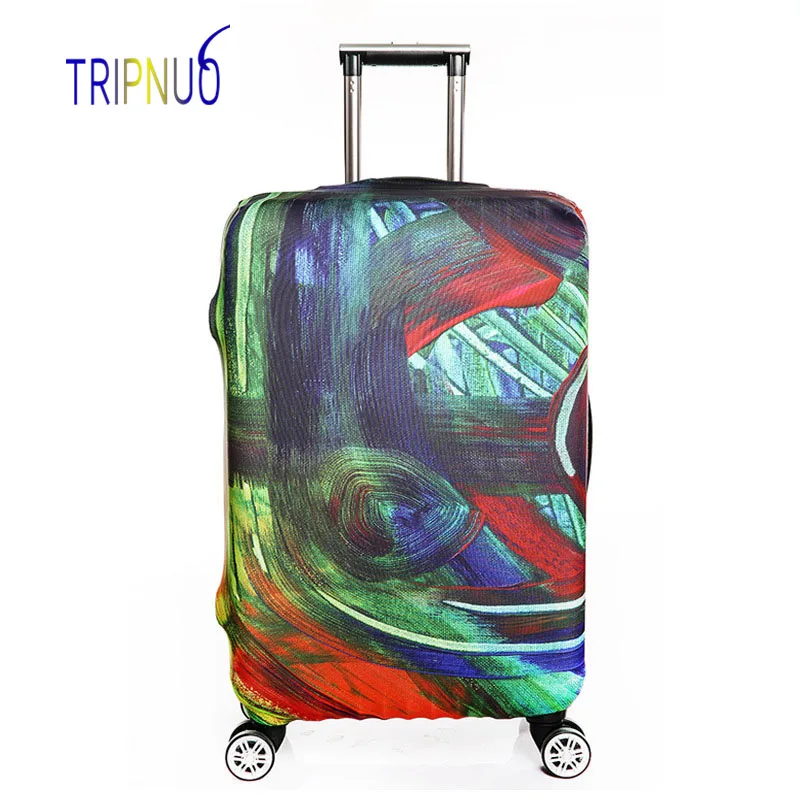 

TRIPNUO Elastic Graffiti Luggage Cover Suitcase Dust Cover Trolley Case Thickest Cover For 18-32 Inch Travel Trip Accessories