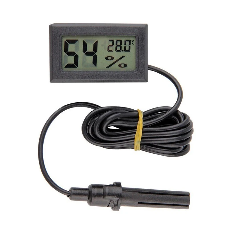 Kitchen Thermometer Digital LCD Probe Fridge Freezer Thermometer