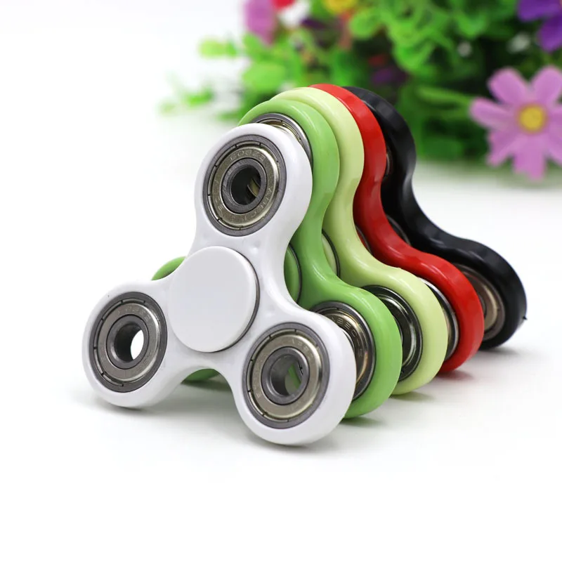 5 цветов Tri-Spinner Непоседа игрушки Пластик EDC руки Spinner Для аутизма и СДВГ беспокойство стресса фокус Игрушечные лошадки дети подарок