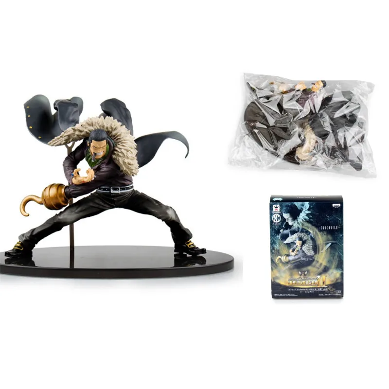 

Anime One Piece Sir Crocodile Fighting Posture Ver. PVC Figure Luffy Fighter Collectible Model Toy 15cm