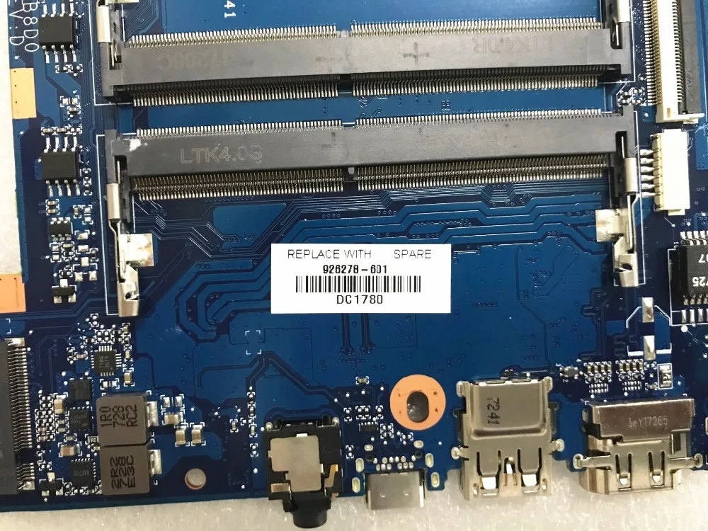 Для hp павильон 15-CC 15T-CC Материнская плата ноутбука G74A DAG74AMB8D0 926278-001 926278-601 940 м х 2 Гб i7-7500UMotherboard тестирование