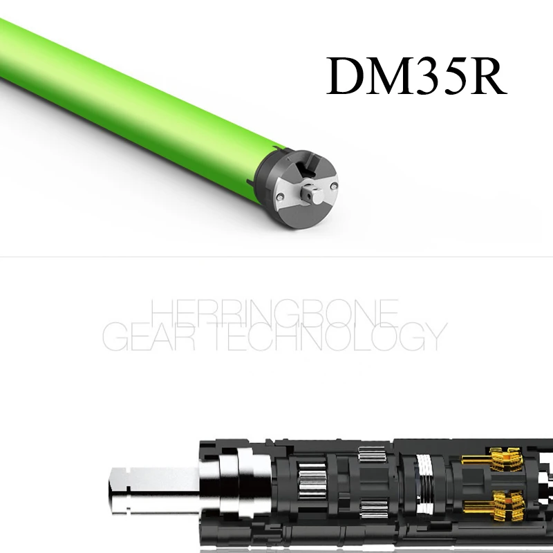 Высокое качество Dooya DM35R Электрический трубчатый мотор роликовые шторы мотор 220 В 50 МГц для моторизованных дверей, окон, жалюзи