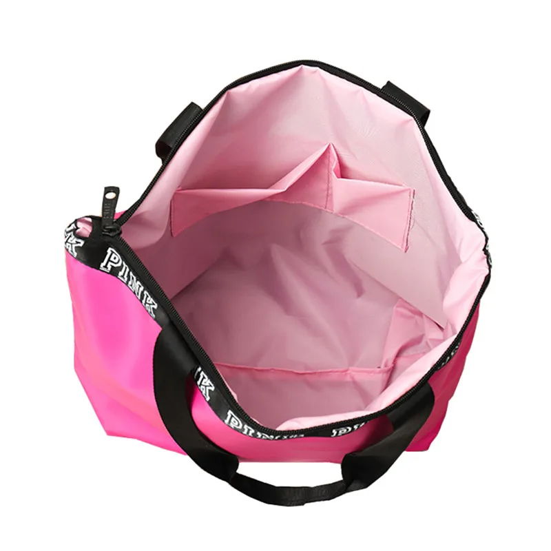 Oxford Women's Multifunctional Outdoor Letters Print  Sport Bag Training Gym Bag Sports Handbag Fitness Bag For Gym Women 