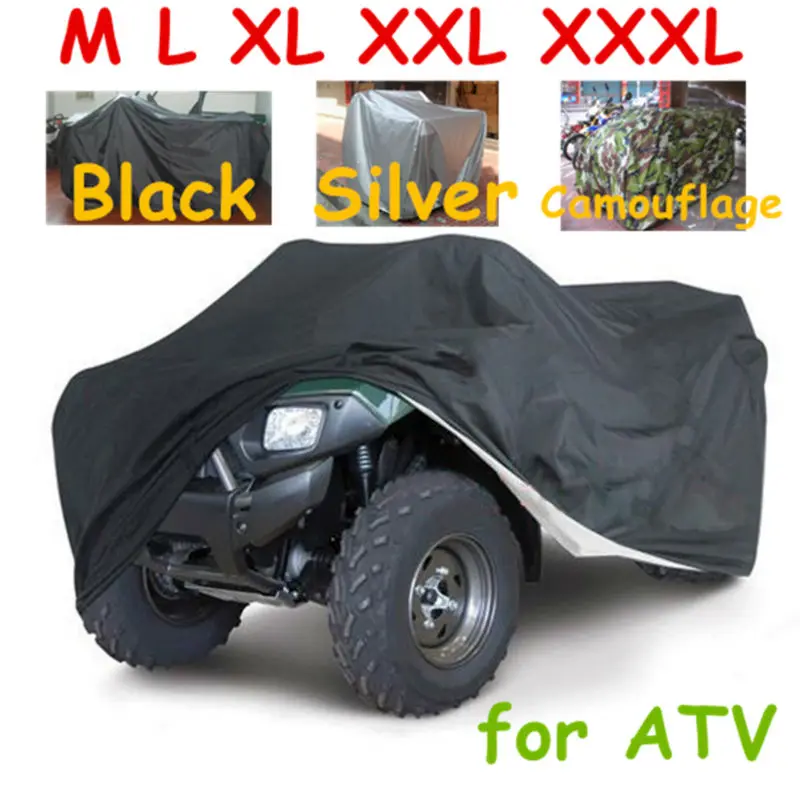 Prix pour Tous les taille 3 couleurs Universel Couverture De VTT Véhicule Tout Terrain Plage moto Protéger Étanche Anti-UV Antipoussière Quad Bike Cover Prix pour Tous les taille 3 couleurs Universel Couverture De VTT Véhicule Tout Terrain Plage moto Protéger Étanche Anti-UV Antipoussière Quad Bike Cover