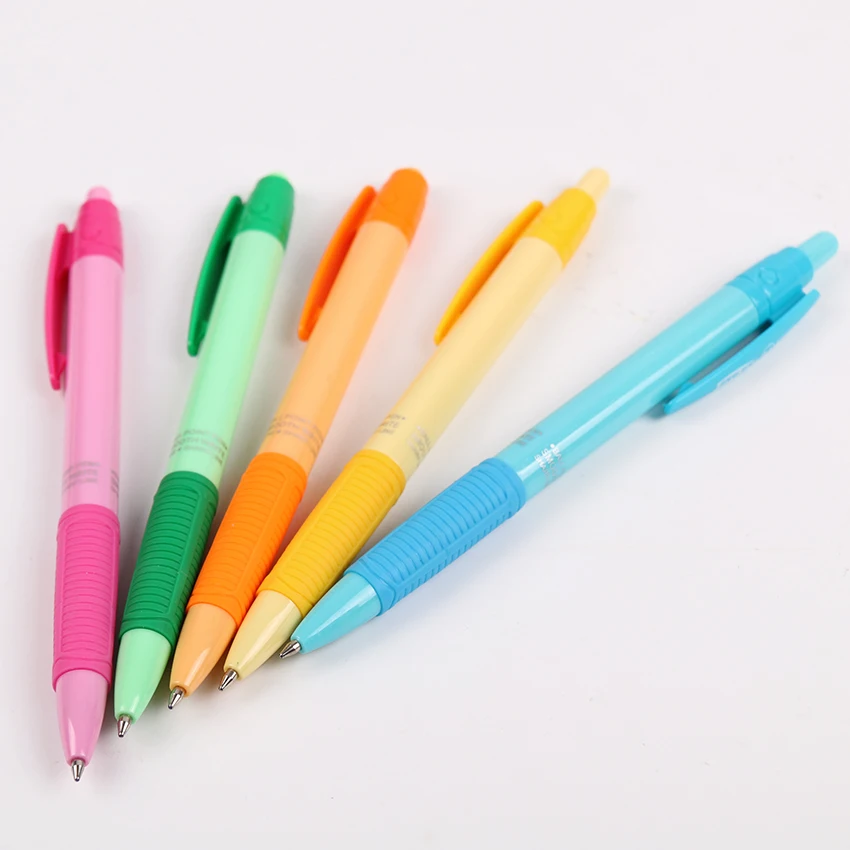 TENFON 1 шт. креативная прессованная пластиковая шариковая ручка для студентов 0,7 мм синяя чернильная ручка для школы офисный Escolar материал B-5780