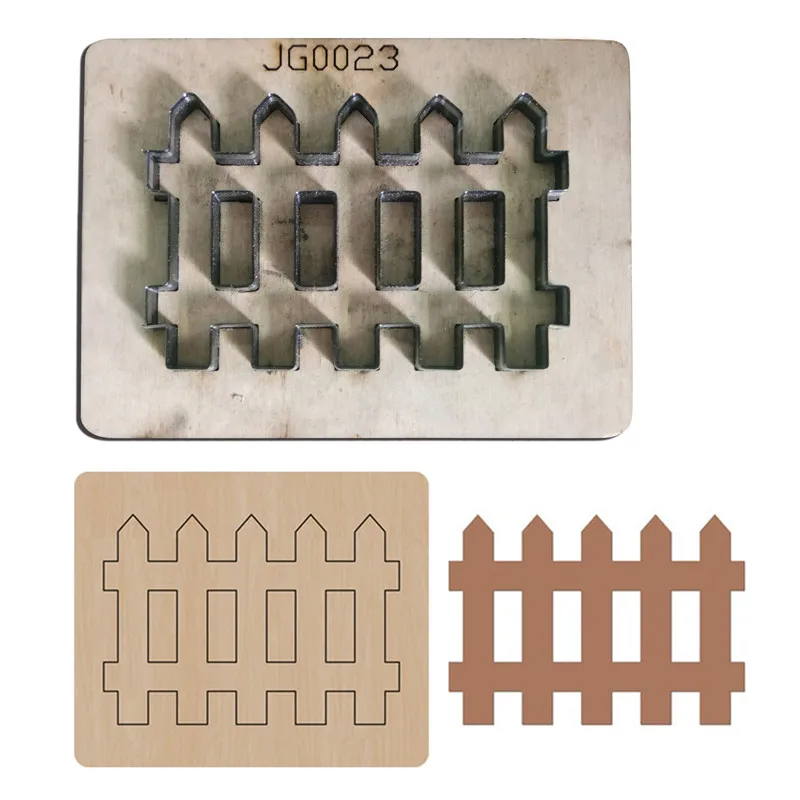 

Hot Fence Border 2019 DIY Wooden Mould Craft Cutting Dies for Create Scrapbooking Album Emboss Paper Cards/Felt Fabric Dolls